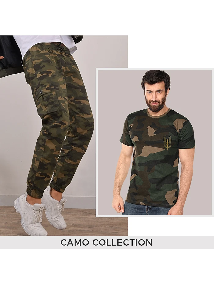  Camo Collection Combo T-shirt + Jogger, 